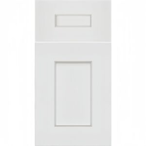 White Shaker cabinet door and drawer front