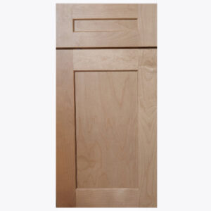 Natural Shaker cabinet door and drawer front